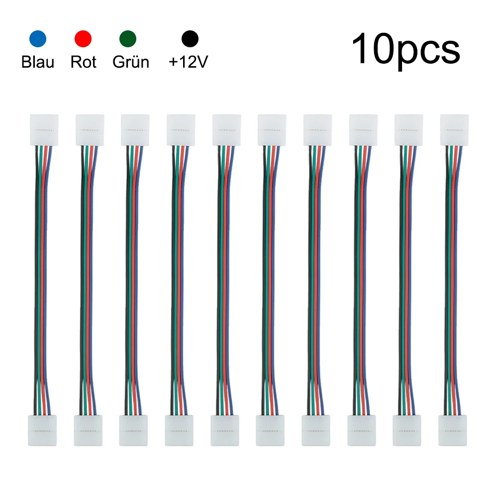 10pcs/set For Indoor Use Connector Lighting Parts 15cm Balck/white Cable Extension Fast RGB Strip LED Connector
10pcs/set For Indoor Use Connector Lighting Parts 15cm Balck/white Cable Extension Fast RGB Strip LED Connector