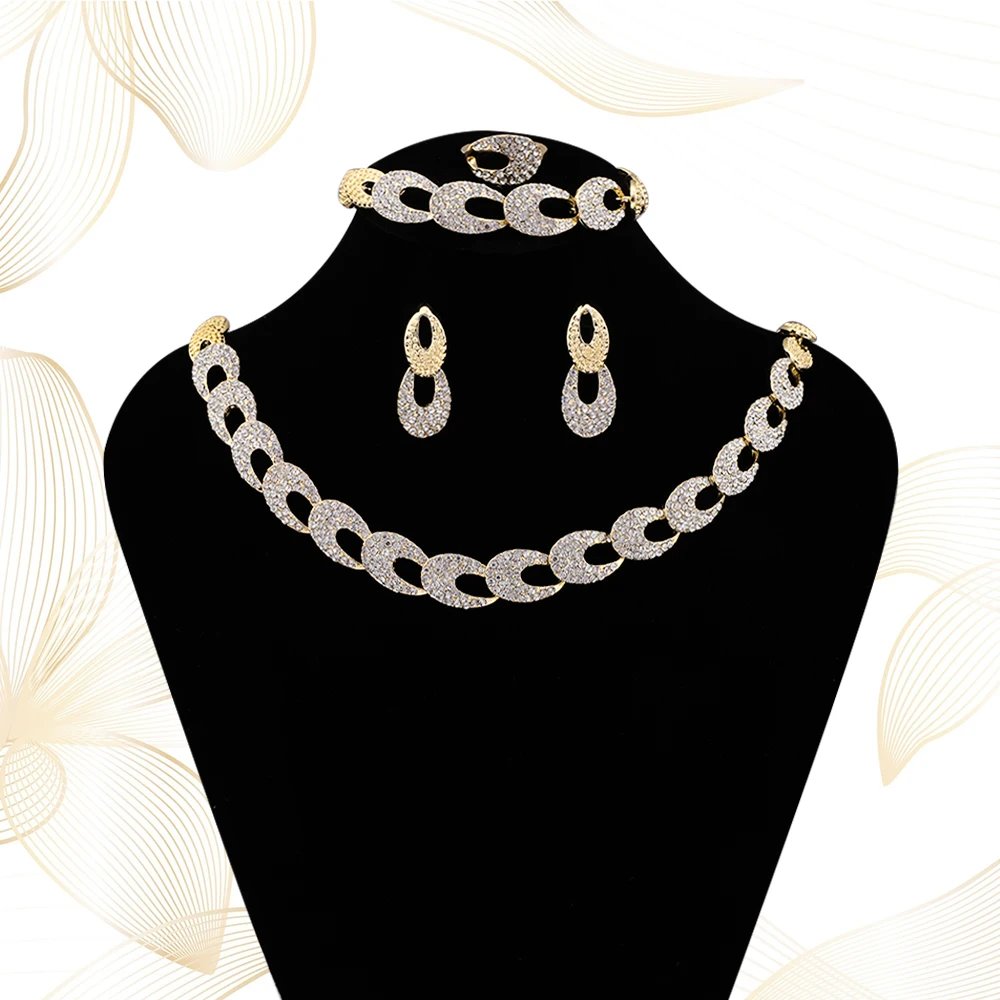 Dubai Gold Color Jewelry Sets For Women Luxury Woman Earring Jewelry Sets Necklace Earring Bangles And Ring Set Accessories Gift
Dubai Gold Color Jewelry Sets For Women Luxury Woman Earring Jewelry Sets Necklace Earring Bangles And Ring Set Accessories Gift
