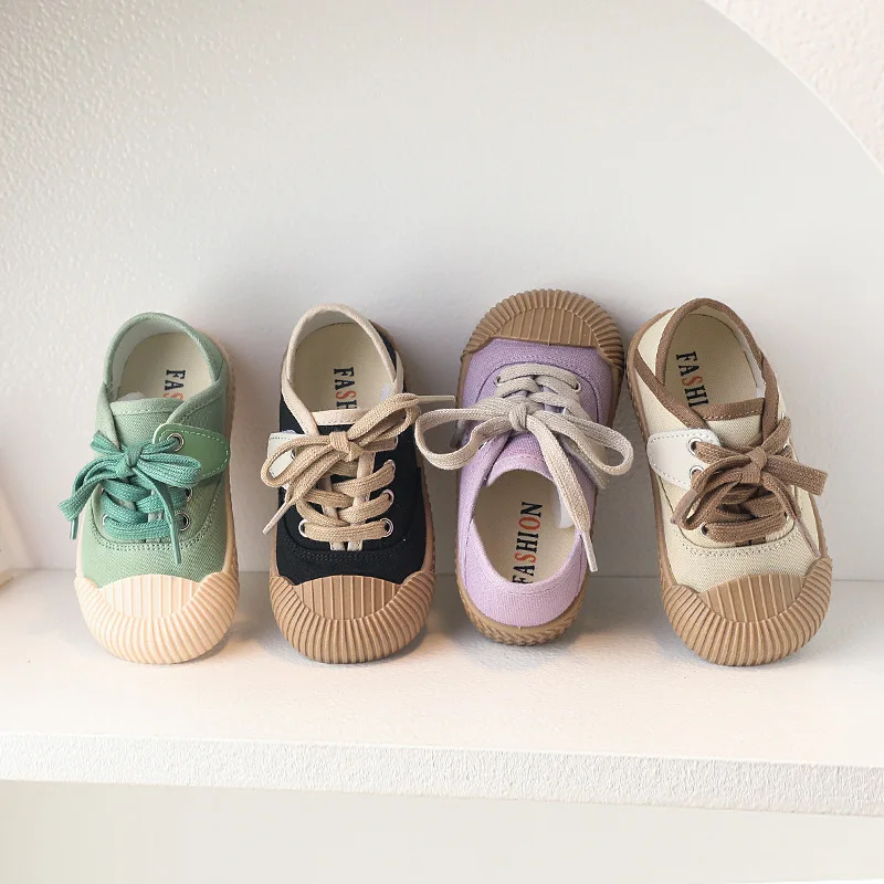 Spring New Children's Canvas Shoes Soft Sole Baby Shoes Candy Color Boys' and Girls' Casual Shoes
Spring New Children's Canvas Shoes Soft Sole Baby Shoes Candy Color Boys' and Girls' Casual Shoes