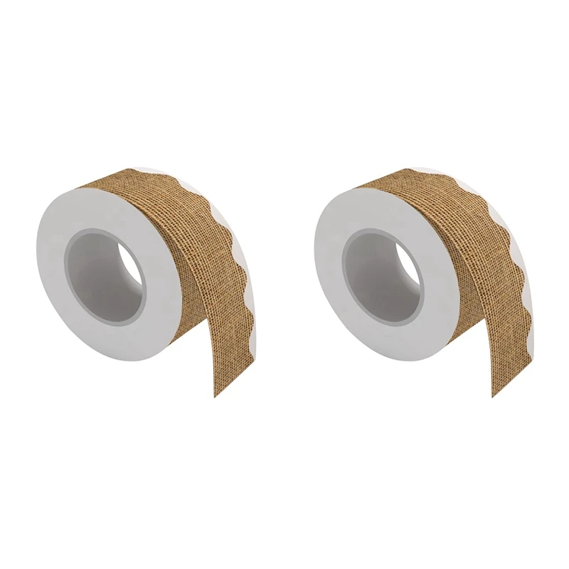 2 Rolls Bulletin Board Border Decorations - Burlap Scalloped Border Trim For Chalkboard Board Classroom Decorations
2 Rolls Bulletin Board Border Decorations - Burlap Scalloped Border Trim For Chalkboard Board Classroom Decorations