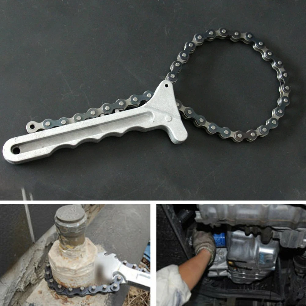1pcs Aluminum Car Engine Grip Mechanics Oil Filter Fuel Chain Wrench Remover Removal Tool Oil Filter Wrench
1pcs Aluminum Car Engine Grip Mechanics Oil Filter Fuel Chain Wrench Remover Removal Tool Oil Filter Wrench