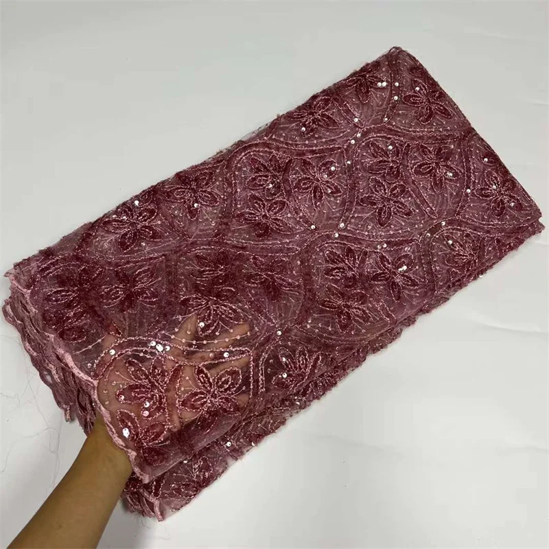 Latest Nigerian Series Lace Fabric 2022 Guipure Cord Lace Fabric French Mesh Tulle Sequin Tulle Sewing Dress Fabric
Latest Nigerian Series Lace Fabric 2022 Guipure Cord Lace Fabric French Mesh Tulle Sequin Tulle Sewing Dress Fabric