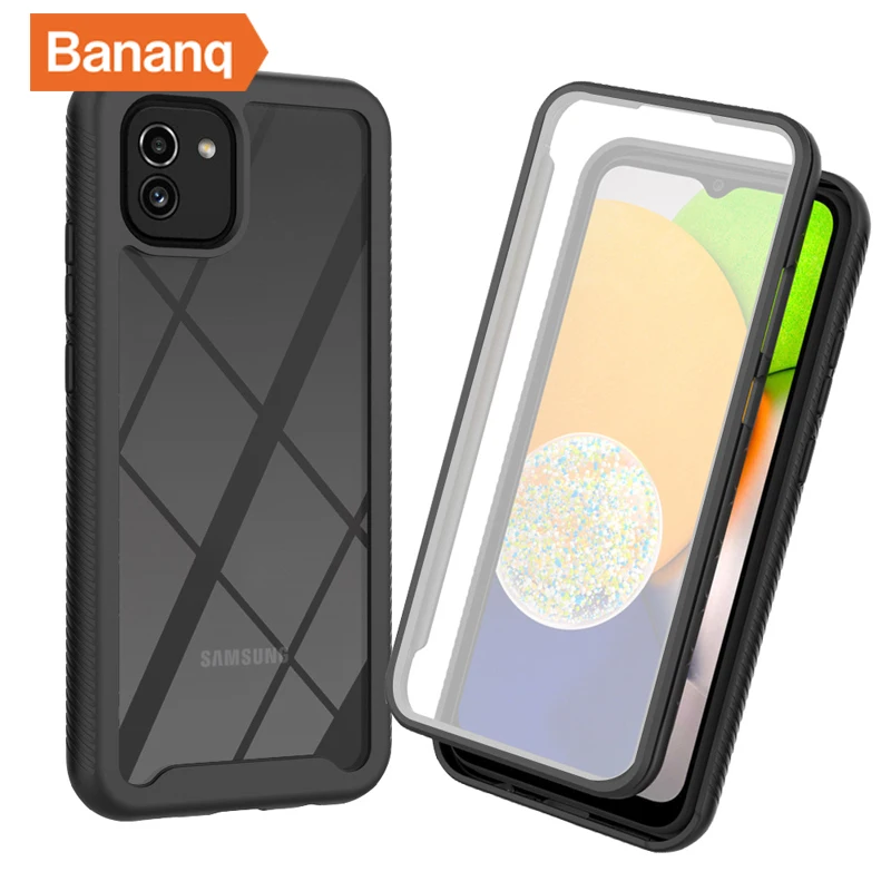 

Bananq для Samsung A03 A 03S A13 A23 4G полноразмерный чехол для телефона с защитным экраном для Samsung A33 A53 A73