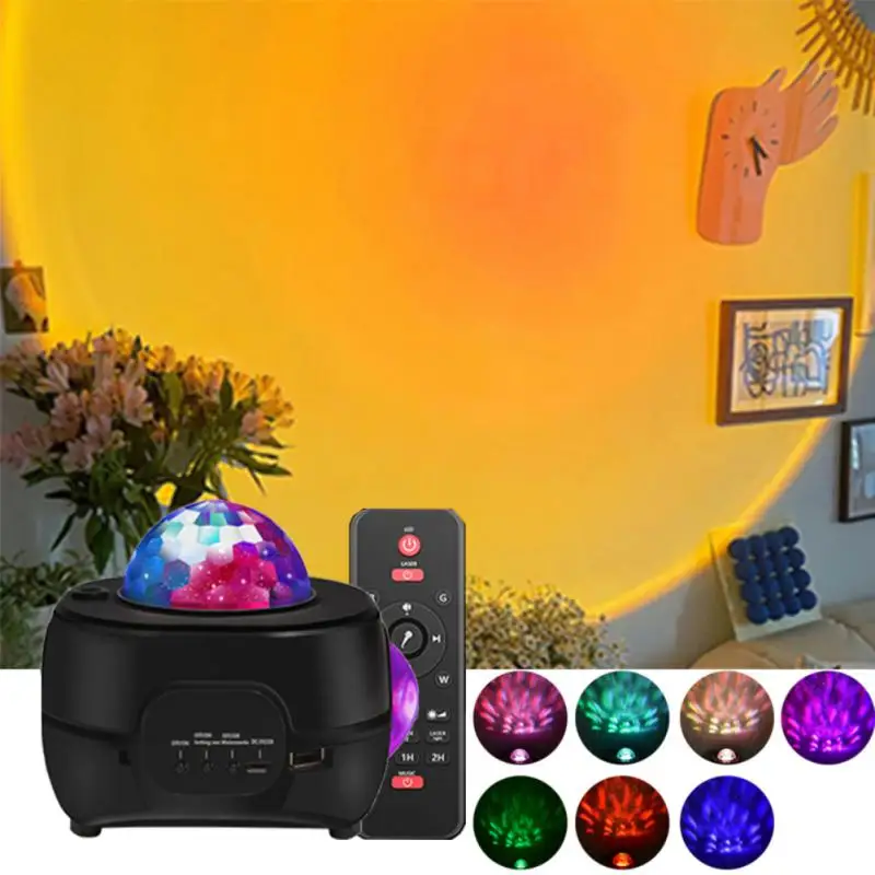 Ocean Wave Decoration Lamp Remote Control Dc 5v/1a Colorful Projector 7 Light Effects Dimmable Night Light Starry Sky 
Ocean Wave Decoration Lamp Remote Control Dc 5v/1a Colorful Projector 7 Light Effects Dimmable Night Light Starry Sky