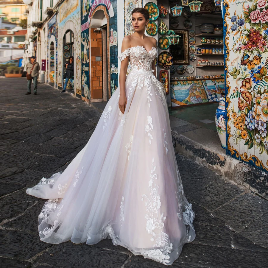 A-Line Tulle Sweetheart HY352 Floor Length Wedding Dress For Women Lace Princess Charming Elegant Bridal Gowns Vestidos De Novia
A-Line Tulle Sweetheart HY352 Floor Length Wedding Dress For Women Lace Princess Charming Elegant Bridal Gowns Vestidos De Novia
