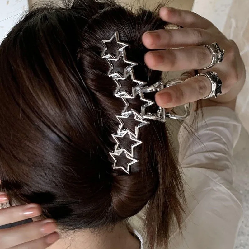 TwinkLei Hollow Star Pentagram Love Heart Hair Claws Sweet Cool Charm Trend Hair Clip for Women Aesthetics Y2k Hair Accessories
TwinkLei Hollow Star Pentagram Love Heart Hair Claws Sweet Cool Charm Trend Hair Clip for Women Aesthetics Y2k Hair Accessories