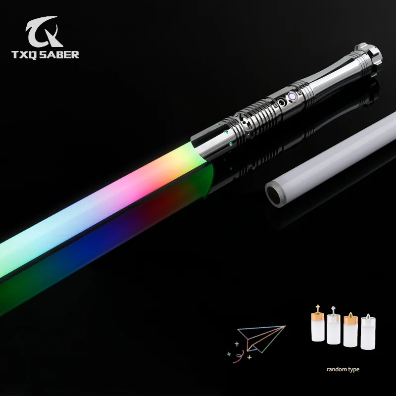 TXQSABER Lightsaber SN-Pixel Smooth Swing With High Light Infinite Color Changing 16 Soundfonts FOC Lockup Blaster Music BoyToys
TXQSABER Lightsaber SN-Pixel Smooth Swing With High Light Infinite Color Changing 16 Soundfonts FOC Lockup Blaster Music BoyToys