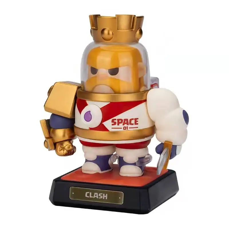 100% Original 15cm Supercell Royal War Astronauts Barbarian King Lightning Mage Q Version Periphery Collectibles Model Toys
100% Original 15cm Supercell Royal War Astronauts Barbarian King Lightning Mage Q Version Periphery Collectibles Model Toys
