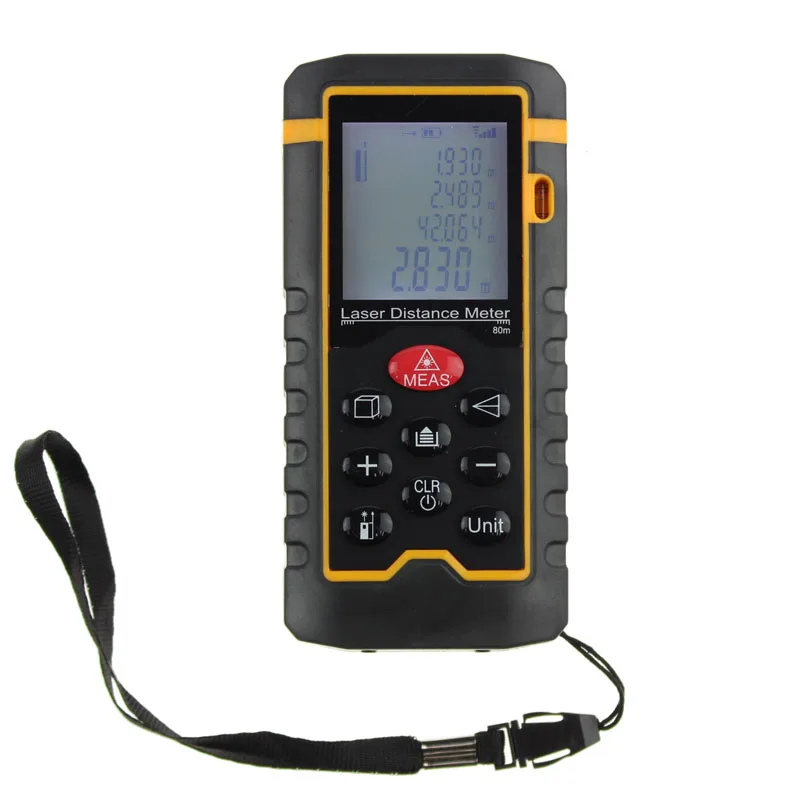 Factory Price HT-80 High Quality Laser Distance Measurer Indoor Used Laser Range Finder 3 Minutes Class 2 Yellow+ Black CN;GUA
Factory Price HT-80 High Quality Laser Distance Measurer Indoor Used Laser Range Finder 3 Minutes Class 2 Yellow+ Black CN;GUA
