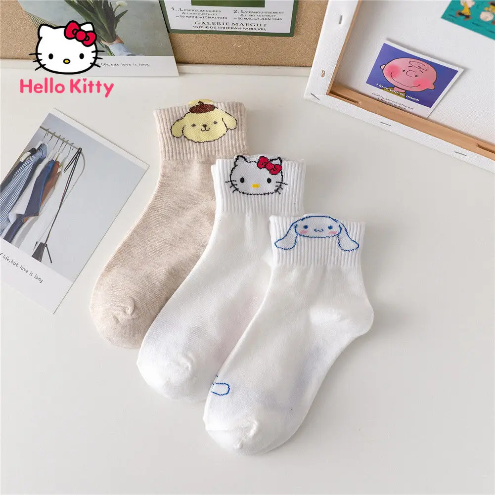 Hello Kitty Socks Female Summer Short Socks Girl Cotton Thin Breathable Korean VersionKT Cat Cartoon Decoration Cute Anklet
Hello Kitty Socks Female Summer Short Socks Girl Cotton Thin Breathable Korean VersionKT Cat Cartoon Decoration Cute Anklet
