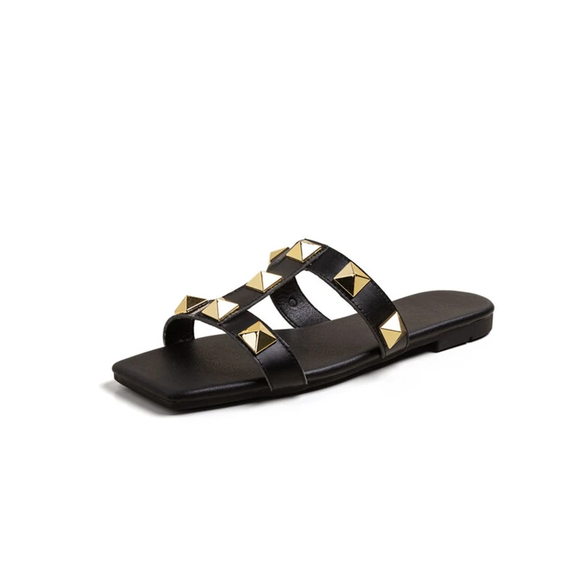 BLXQPYT Sandals for Women 2022 Luxury Designers Beach Flats Ladies Light Breathable Sandals Fashion Rivet Open Toe Shoes 22-38
BLXQPYT Sandals for Women 2022 Luxury Designers Beach Flats Ladies Light Breathable Sandals Fashion Rivet Open Toe Shoes 22-38