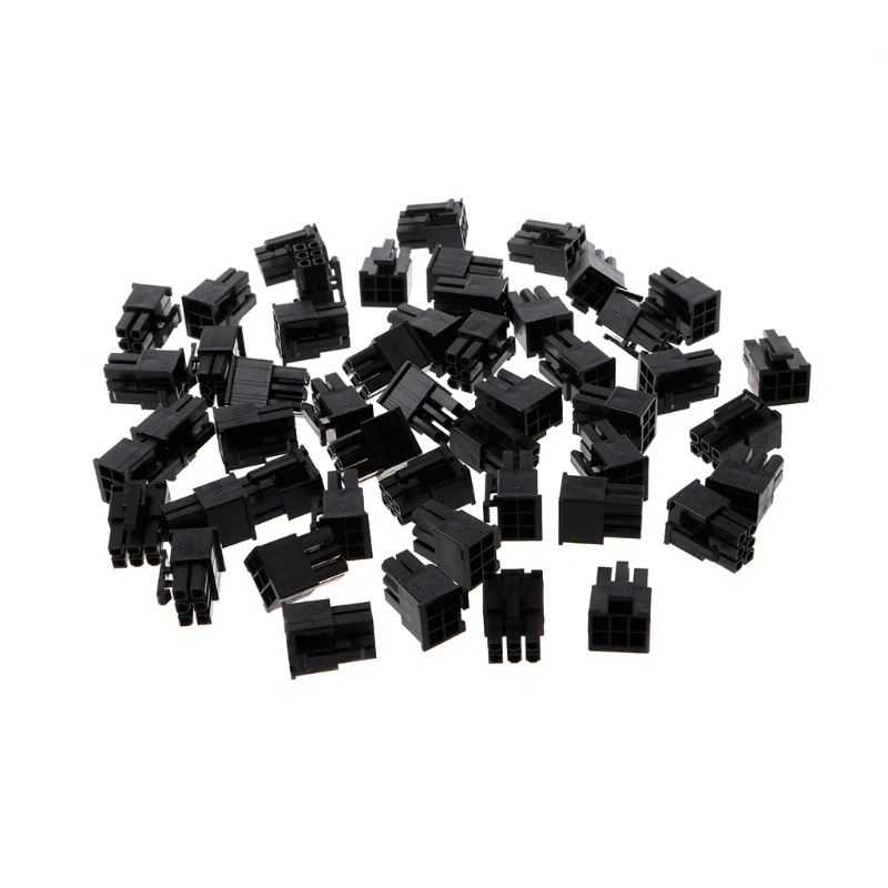 50 Pcs 4.2mm 6P 6 Pin Male Power Connector For PC Computer PCI-E Plastic Shell Drop Shipping 
50 Pcs 4.2mm 6P 6 Pin Male Power Connector For PC Computer PCI-E Plastic Shell Drop Shipping