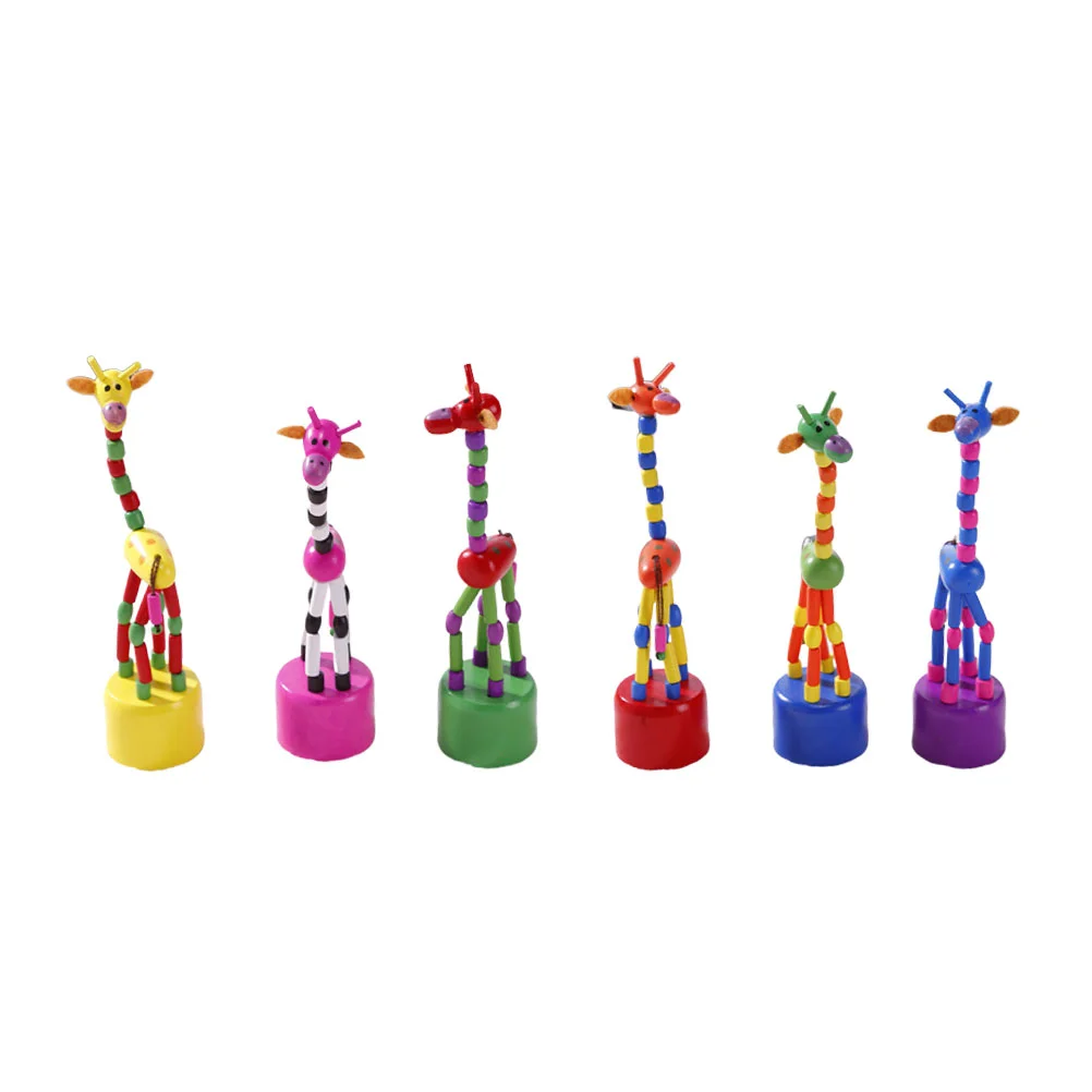 Giraffepuppet Wooden Pushthumb Base Press Fingerpuppets Children Animal Wood Figurine Dancing Animals Clown
Giraffepuppet Wooden Pushthumb Base Press Fingerpuppets Children Animal Wood Figurine Dancing Animals Clown