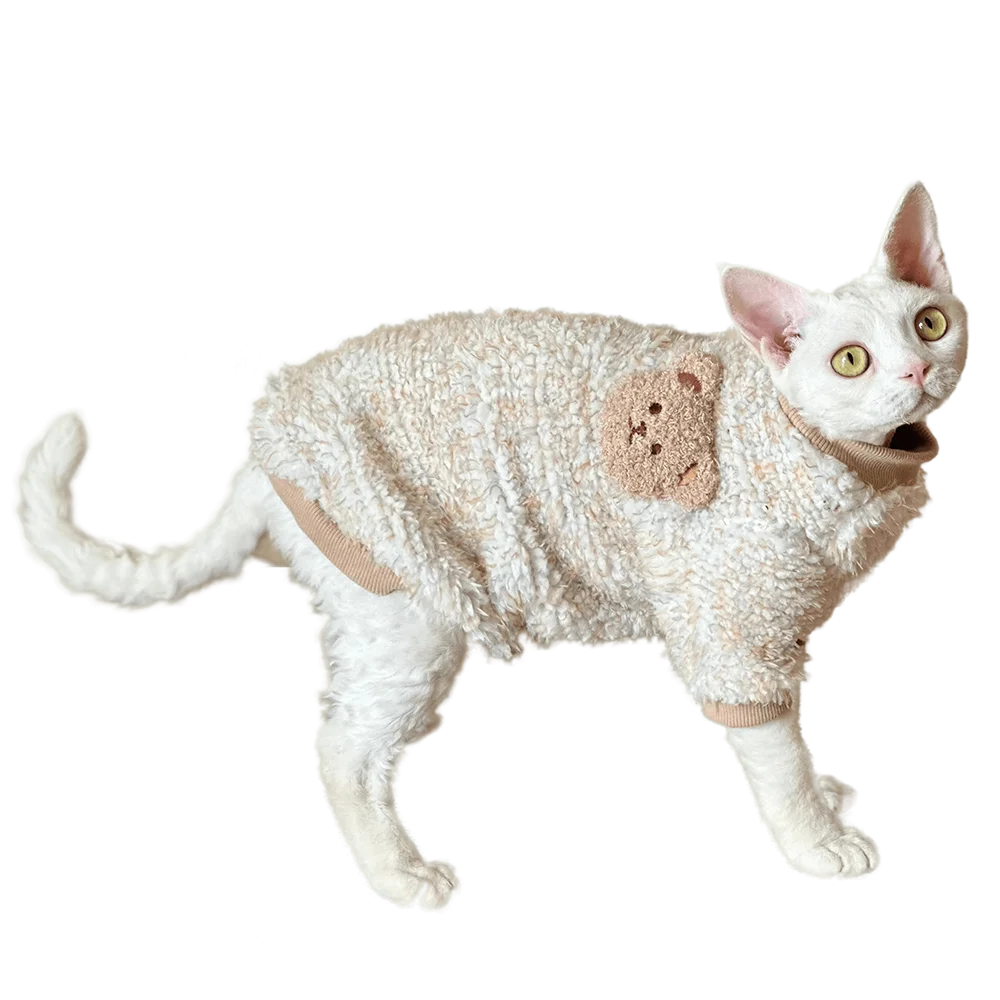 Cat Clothes Pet Autumn Winter Warm Thick Sphynx Hairless Cat Clothes for Devon Rex Costume Conis Sphynx Kitten Outfits
Cat Clothes Pet Autumn Winter Warm Thick Sphynx Hairless Cat Clothes for Devon Rex Costume Conis Sphynx Kitten Outfits