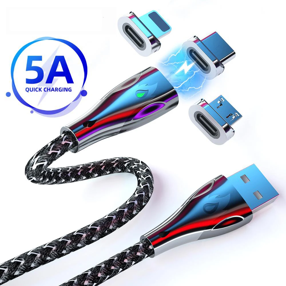 Магнитный кабель из цинкового сплава типа C Магнитный кабель Магнит Micro USB телефонный кабель из цинкового сплава 5 А провод для быстрого заря...
Магнитный кабель из цинкового сплава типа C Магнитный кабель Магнит Micro USB телефонный кабель из цинкового сплава 5 А провод для быстрого заря...