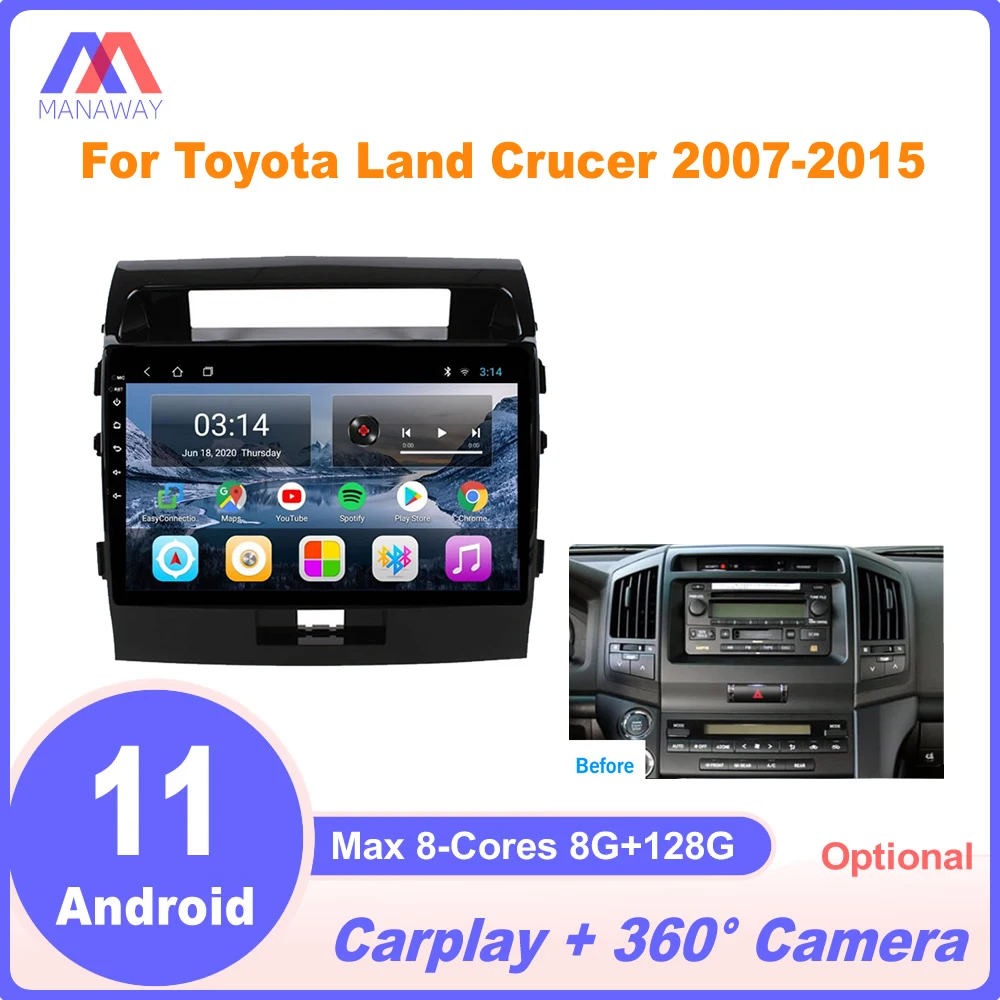 Автомагнитола 2 Din на Android 11 для Toyota Land Cruiser 2007-2015 DSP CarPlay, мультимедийный проигрыватель с радио, стереозвуком, видеоплеером, mp5-плеером и GPS-нави...
Автомагнитола 2 Din на Android 11 для Toyota Land Cruiser 2007-2015 DSP CarPlay, мультимедийный проигрыватель с радио, стереозвуком, видеоплеером, mp5-плеером и GPS-нави...