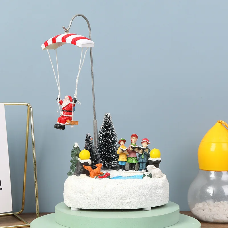Creative Luminous Music Rotating Hot Air Balloon Christmas Ornaments Deer Pull Car Christmas Decorations Home Ornaments
Creative Luminous Music Rotating Hot Air Balloon Christmas Ornaments Deer Pull Car Christmas Decorations Home Ornaments