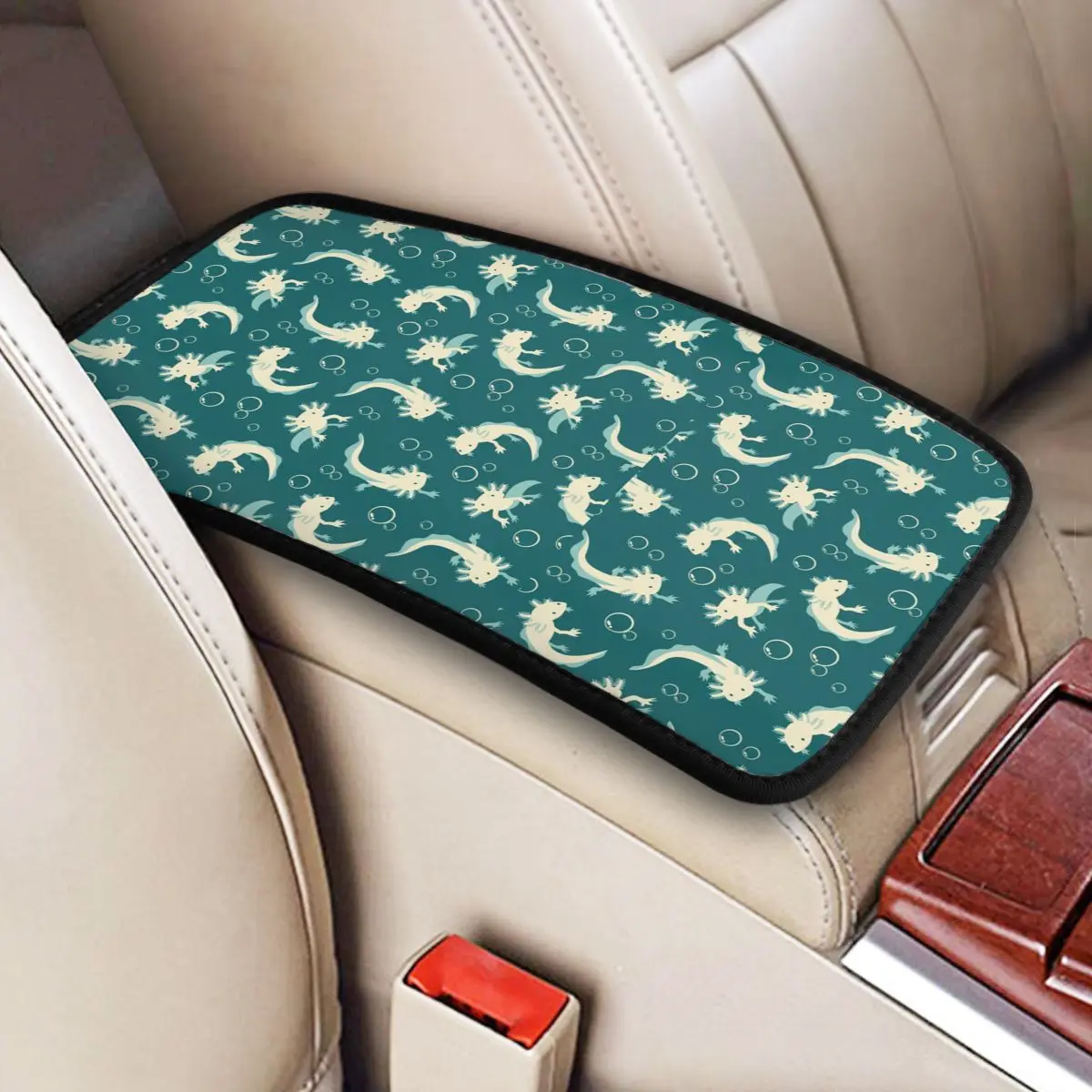 Leather Car Arm Rest Cover Mat Relaxolotl Non-slip Center Console Cover Pad Cute Axolotl Storage Box Cover Car Interior Cushion
Leather Car Arm Rest Cover Mat Relaxolotl Non-slip Center Console Cover Pad Cute Axolotl Storage Box Cover Car Interior Cushion