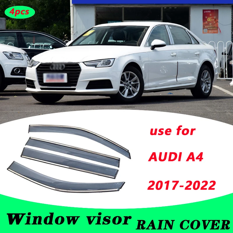 Для AUDI A4 2017-2022 Audi A4 Пластиковый оконный козырек вентиляционные оттенки Защита от солнца дождя 4 шт./компл.
Для AUDI A4 2017-2022 Audi A4 Пластиковый оконный козырек вентиляционные оттенки Защита от солнца дождя 4 шт./компл.