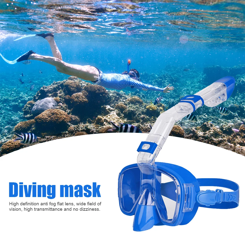 Adjustable Waterproof Snorkeling Respirator Mask Anti Fog Diving Goggles Snorkel Mask Foldable Diving Mask Set With Dry TopSyste
Adjustable Waterproof Snorkeling Respirator Mask Anti Fog Diving Goggles Snorkel Mask Foldable Diving Mask Set With Dry TopSyste