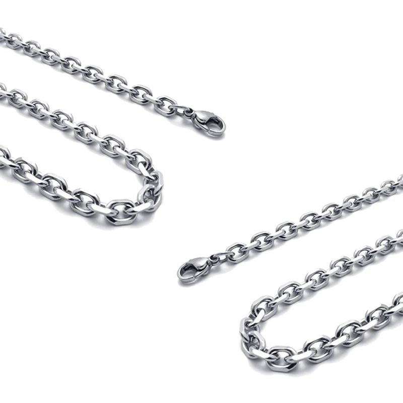 2X Jewelry Men's Ladies Necklace, Stainless Steel Necklace, Silver Color - Width 3Mm - Length 70Cm
2X Jewelry Men's Ladies Necklace, Stainless Steel Necklace, Silver Color - Width 3Mm - Length 70Cm