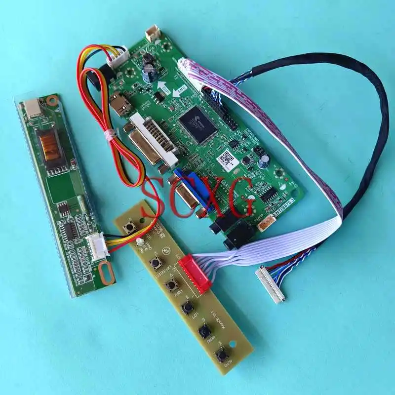 LCD Monitor Screen Controller Board Fit HT121X01 HT12X11 HT12X12 12.1" Kit 20 Pin LVDS 1024*768 1-CCFL VGA DVI HDMI-Compatible
LCD Monitor Screen Controller Board Fit HT121X01 HT12X11 HT12X12 12.1" Kit 20 Pin LVDS 1024*768 1-CCFL VGA DVI HDMI-Compatible