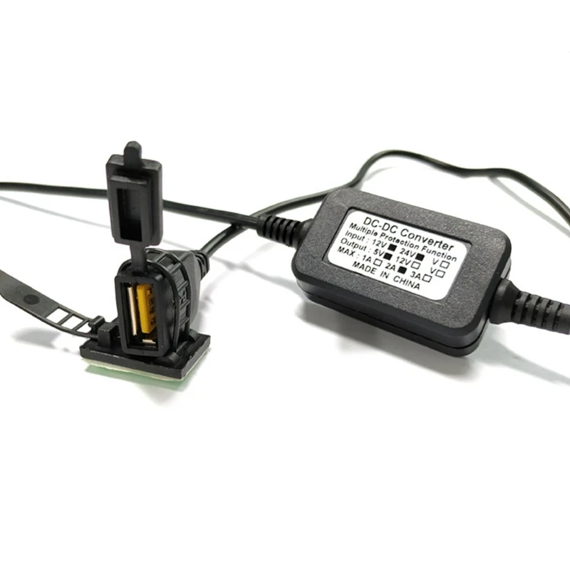 Easy Installation 12-24V Motorbike Power Supply Socket with Dustproof Cover USB Charger Handlebar Extension Charger
Easy Installation 12-24V Motorbike Power Supply Socket with Dustproof Cover USB Charger Handlebar Extension Charger