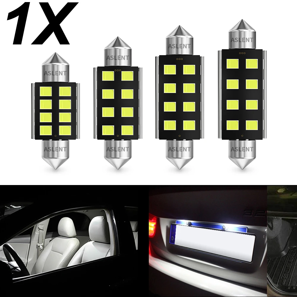 1pcs Error Free 10x C5W C10W LED Bulb 31 36mm 39mm 42 Interior Reading Light Festoon Auto Dome License Plate Luggage Trunk Lamp
1pcs Error Free 10x C5W C10W LED Bulb 31 36mm 39mm 42 Interior Reading Light Festoon Auto Dome License Plate Luggage Trunk Lamp