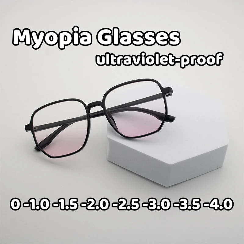 New Women Powder Blusher Near Sighted Glasses Moisture Resistant UV Large Frame Thin Face Myopia Eyewear Anti Blue Light Glasses
New Women Powder Blusher Near Sighted Glasses Moisture Resistant UV Large Frame Thin Face Myopia Eyewear Anti Blue Light Glasses