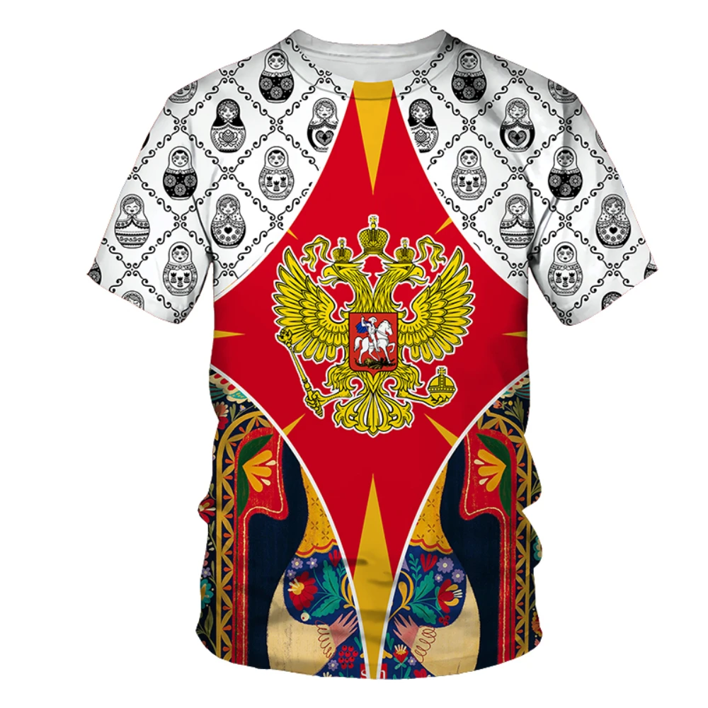 Russian Flag 3D Print Harajuku T-shirt Men Summer New Short Sleeve Loose Casual Clothes
Russian Flag 3D Print Harajuku T-shirt Men Summer New Short Sleeve Loose Casual Clothes