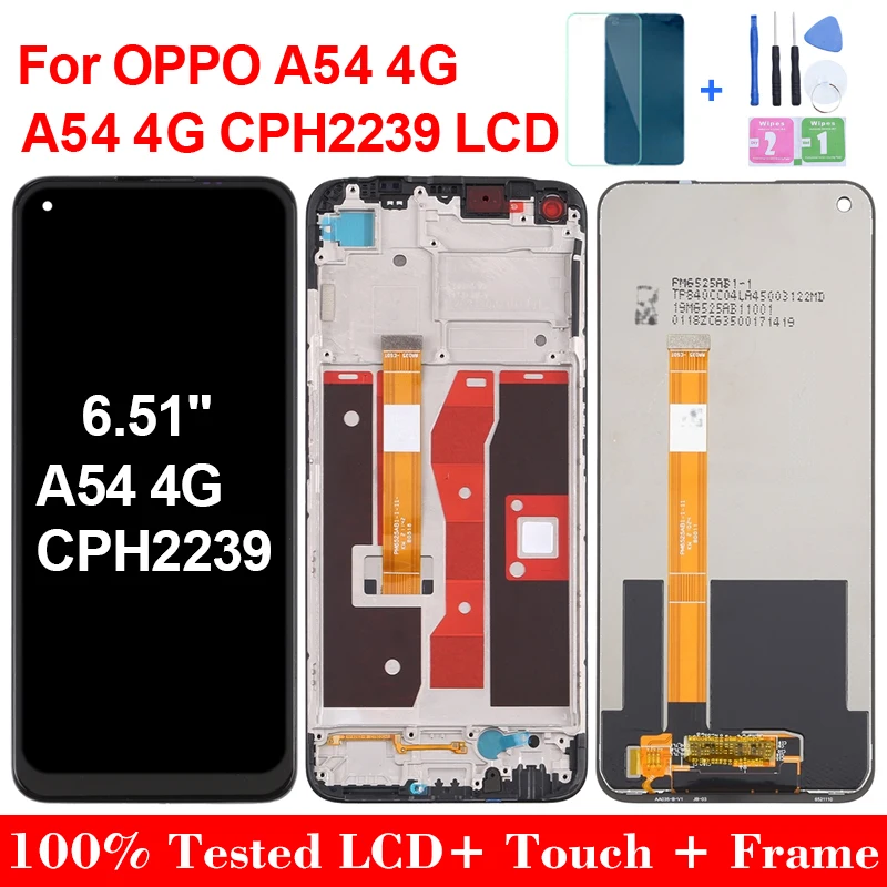 6.51"Original For Oppo A54 4G CPH2239 LCD Display Touch Screen Digitizer Replacement For Oppo A54 4G Display дисплей With Frame
6.51"Original For Oppo A54 4G CPH2239 LCD Display Touch Screen Digitizer Replacement For Oppo A54 4G Display дисплей With Frame
