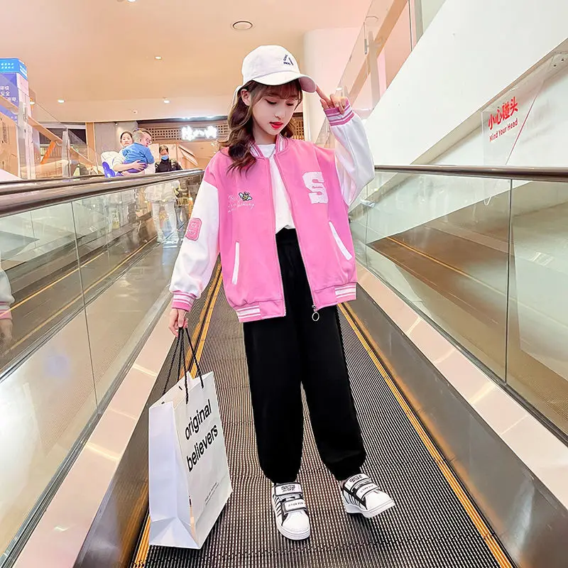 2022 Korean Casual Autumn Kids Boys Girls Jacket Outwears Letter Patchwork Long Sleeve Zipper Pocket Baseball Coat Teenage
2022 Korean Casual Autumn Kids Boys Girls Jacket Outwears Letter Patchwork Long Sleeve Zipper Pocket Baseball Coat Teenage