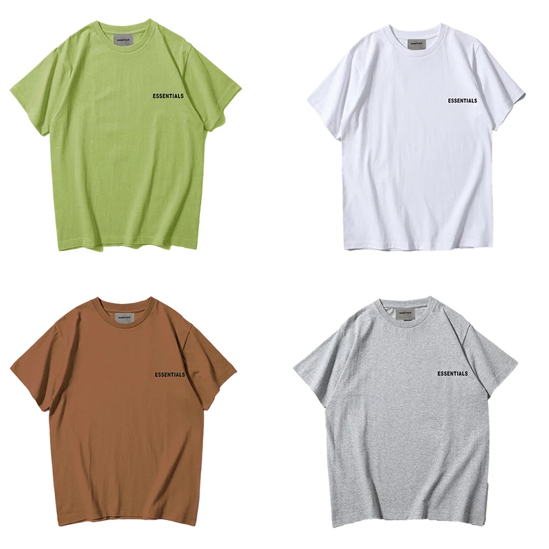 Summer Men's Essentials T-Shirt Men Women's Sports T-Shirt Short-Sleeved Fashion High Street Hip-Hop 100% Cotton Quality T-Shirt
Summer Men's Essentials T-Shirt Men Women's Sports T-Shirt Short-Sleeved Fashion High Street Hip-Hop 100% Cotton Quality T-Shirt