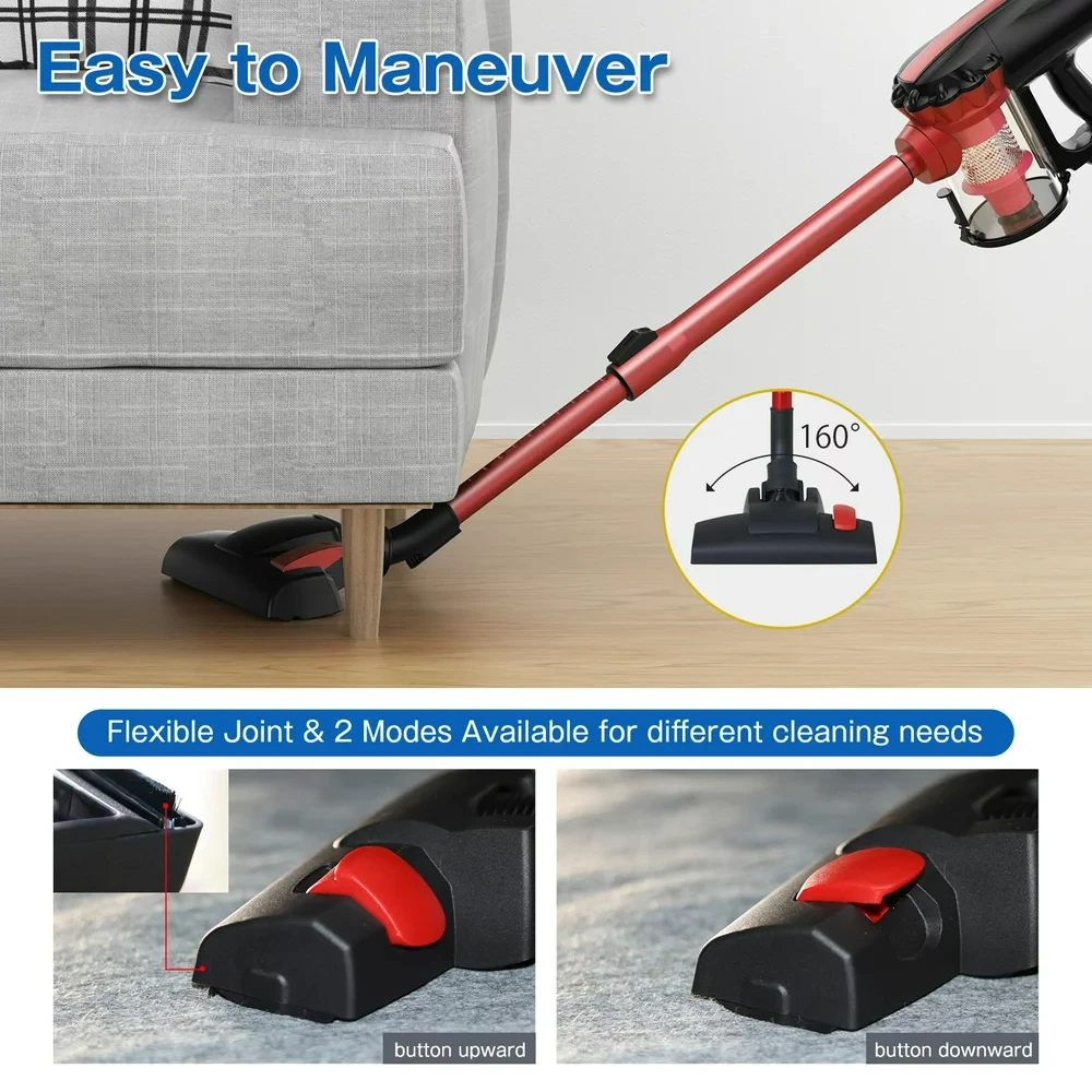 Free shipping Vacuum Cleaner, 17Kpa Powerful Corded Stick Vacuum, Lightweight with Adjustable Tube, for Hard Floor
Free shipping Vacuum Cleaner, 17Kpa Powerful Corded Stick Vacuum, Lightweight with Adjustable Tube, for Hard Floor