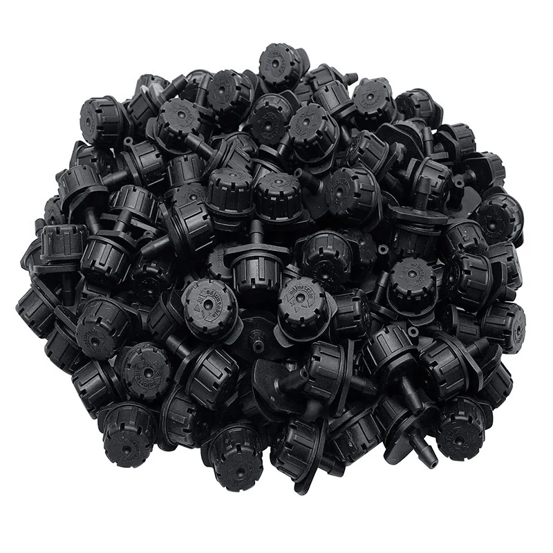150Pcs Adjustable Irrigation Drippers Sprinklers 1/4 Inch Emitter Dripper Mini Drip Irrigation Sprinklers For Lawn
150Pcs Adjustable Irrigation Drippers Sprinklers 1/4 Inch Emitter Dripper Mini Drip Irrigation Sprinklers For Lawn