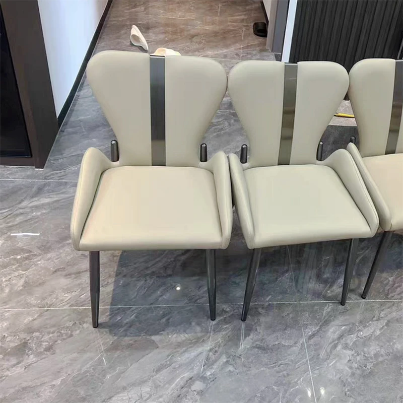 Relax Luxury Dining Chairs Nordic Bedroom Design Floor Metal Chairs Accents Lounge Office Cadeiras De Jantar Home Decorations
Relax Luxury Dining Chairs Nordic Bedroom Design Floor Metal Chairs Accents Lounge Office Cadeiras De Jantar Home Decorations