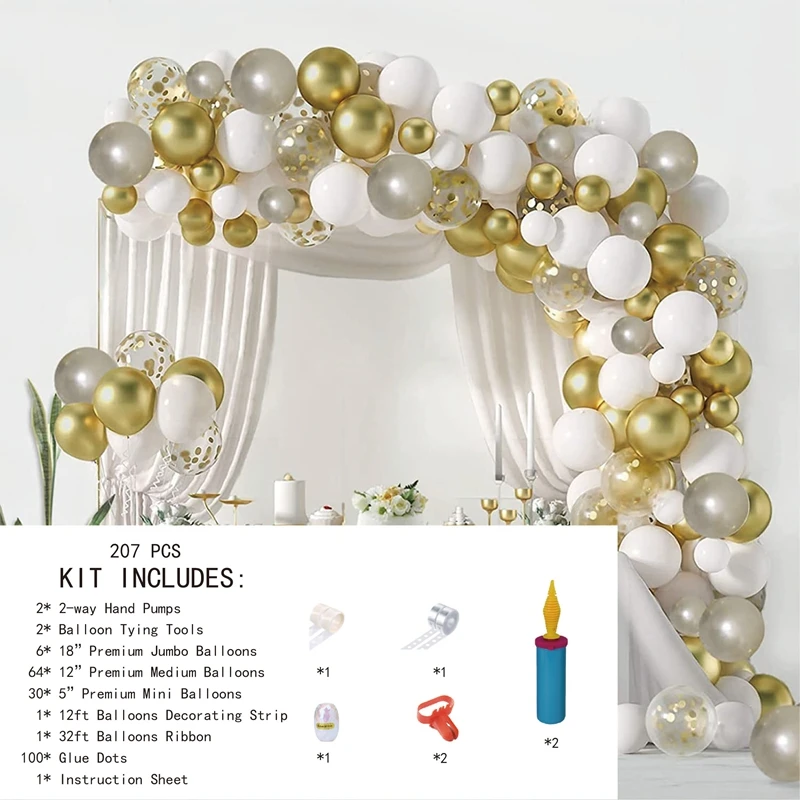 Balloon Garland Arch Kit Wedding Birthday Balloons Decoration Party Balloons For Baby Shower Decor Ballon Baloon Accessories
Balloon Garland Arch Kit Wedding Birthday Balloons Decoration Party Balloons For Baby Shower Decor Ballon Baloon Accessories