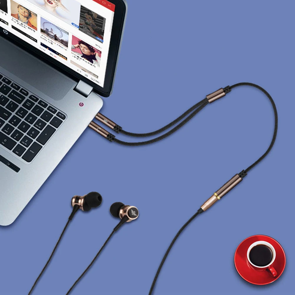 3.5mm 4 Pole Female To 2 3-Pole Headphone Mic Audio Y Splitter Flat Cable,3.5 Mm Audio+Microphone Male To 4 Pole - 30CM
3.5mm 4 Pole Female To 2 3-Pole Headphone Mic Audio Y Splitter Flat Cable,3.5 Mm Audio+Microphone Male To 4 Pole - 30CM