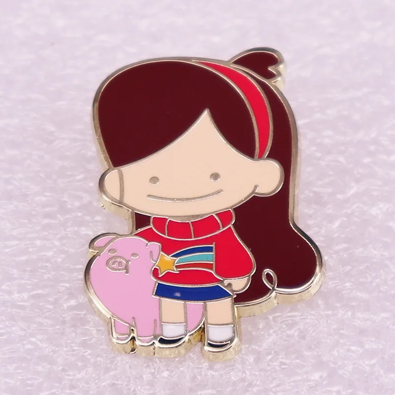 Animated Cute Little Girl Television Brooches Badge for Bag Lapel Pin Buckle Jewelry Gift For Friends
Animated Cute Little Girl Television Brooches Badge for Bag Lapel Pin Buckle Jewelry Gift For Friends