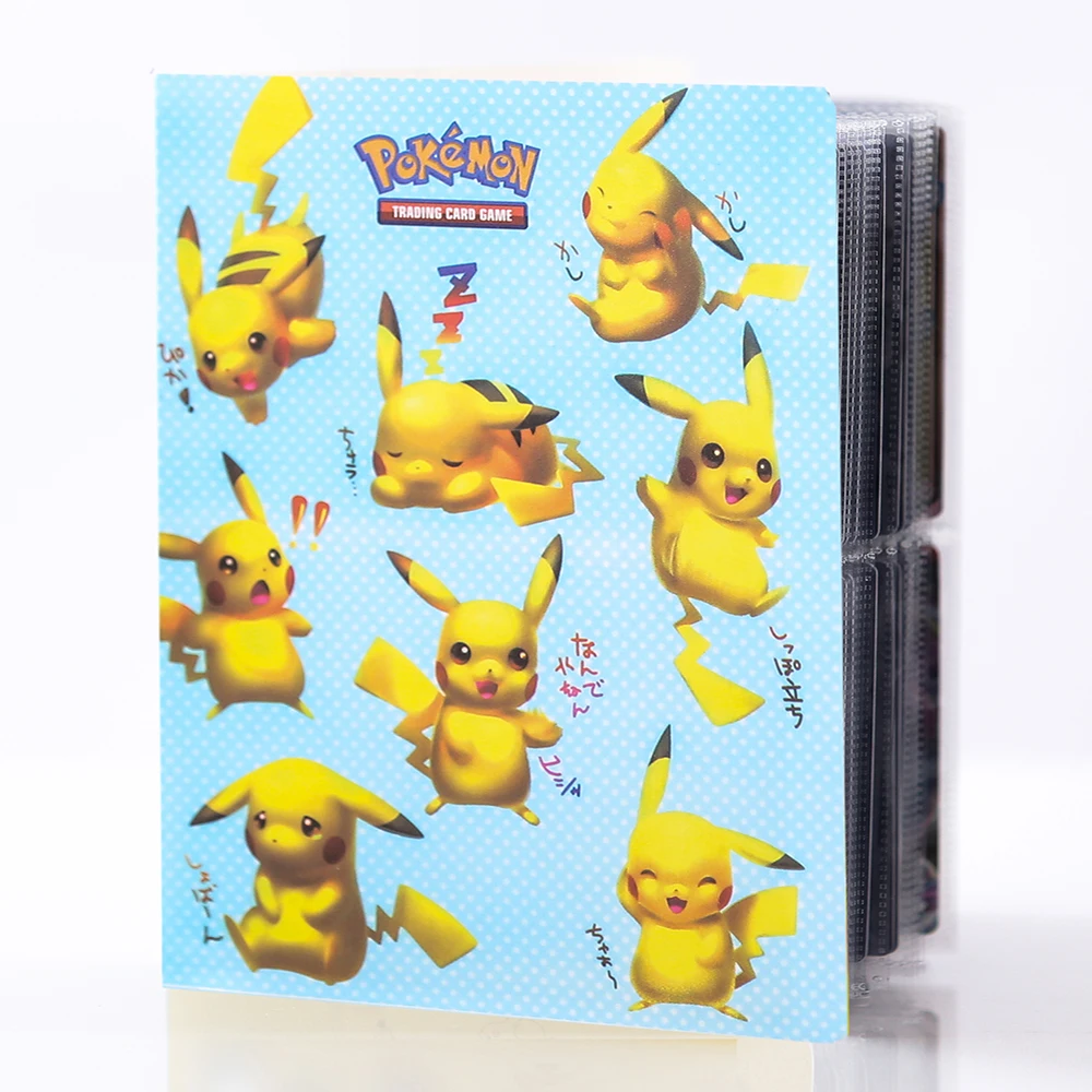 Альбом с картой для хранения карт Pokemon Pikachu, 240 шт., папка для коллекций, рождественский подарок, держатель VMAX GX EX, коллекционные предметы 
Альбом с картой для хранения карт Pokemon Pikachu, 240 шт., папка для коллекций, рождественский подарок, держатель VMAX GX EX, коллекционные предметы
