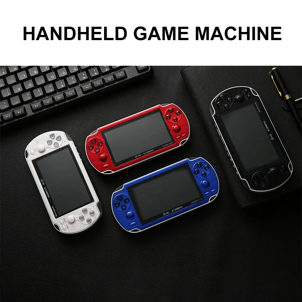 

4.3 Inch Color Screen Handheld Video Game Console 8GB Retro Video Game Console Dual Joystick Support Wireless Wired Controllers
