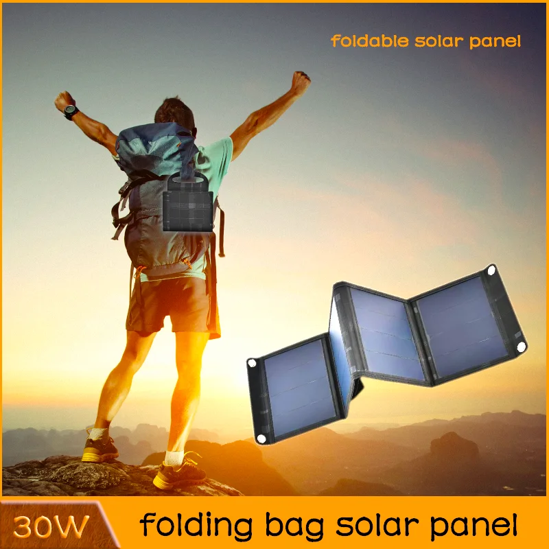 Cолнечная панель 30W Placa Solar Panel Foldable Paneles Solares Portable Outdoor Panneau Solaire 5V USB Output Painéis Solare
Cолнечная панель 30W Placa Solar Panel Foldable Paneles Solares Portable Outdoor Panneau Solaire 5V USB Output Painéis Solare