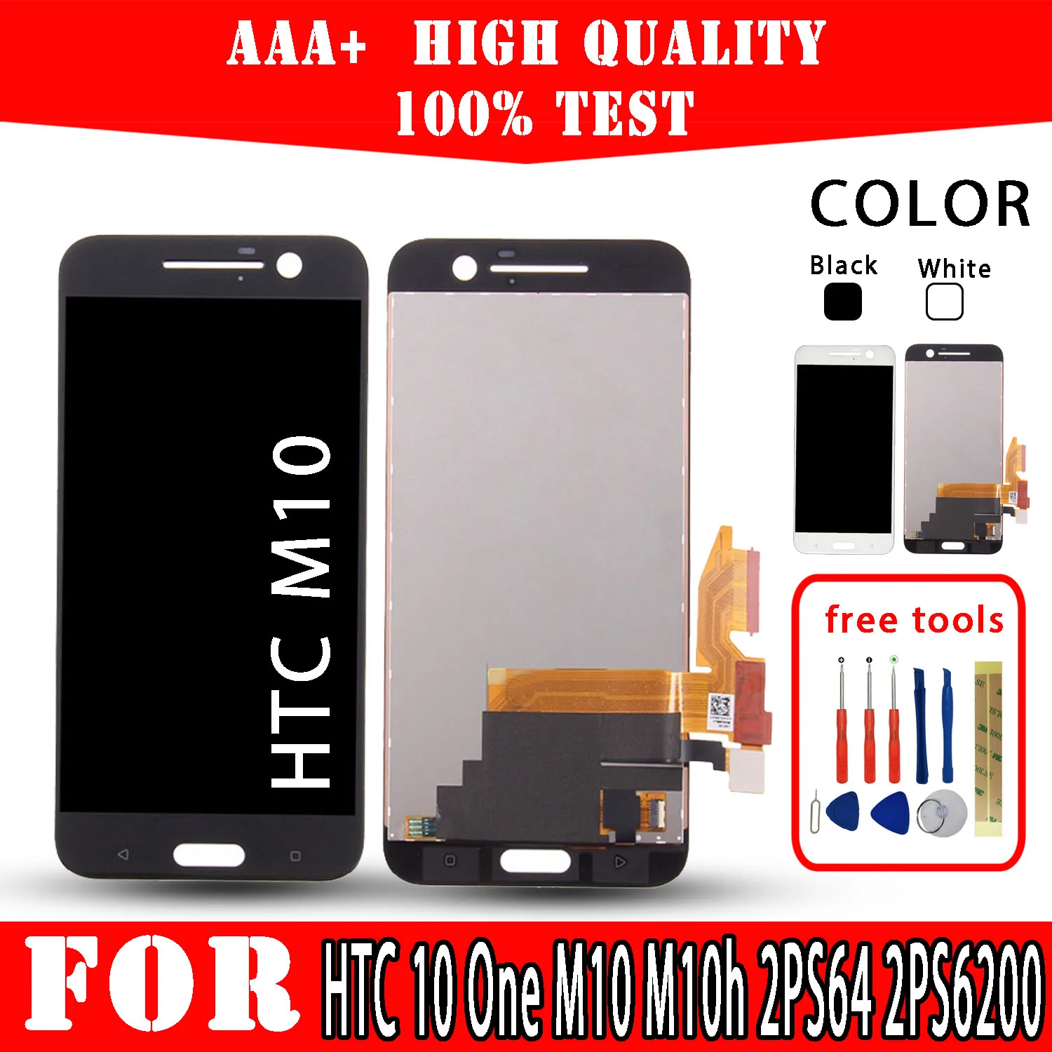 Original LCD For HTC 10 One M10 M10h 2PS64 2PS6200 Display Premium Quality Touch Screen Replacement Parts Repair Free Tools
Original LCD For HTC 10 One M10 M10h 2PS64 2PS6200 Display Premium Quality Touch Screen Replacement Parts Repair Free Tools