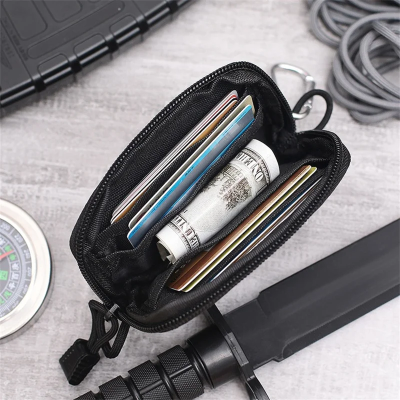 Portable Outdoor Key Change Purse Wallet Travel Kit Coin Mini Purse & Card Slots & Waterproof Zippers Waist Bag
Portable Outdoor Key Change Purse Wallet Travel Kit Coin Mini Purse & Card Slots & Waterproof Zippers Waist Bag
