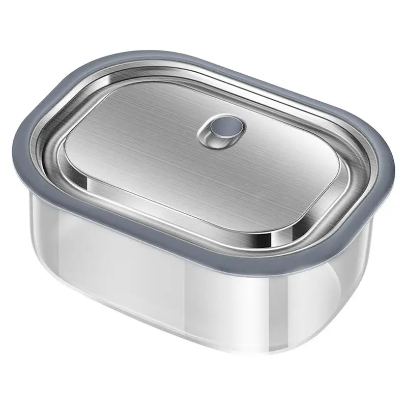 

Stainless Steel Snack Containers With Lids Leakproof Lunch Box Multifunctional Food Storage Snack Container Bento Box For home