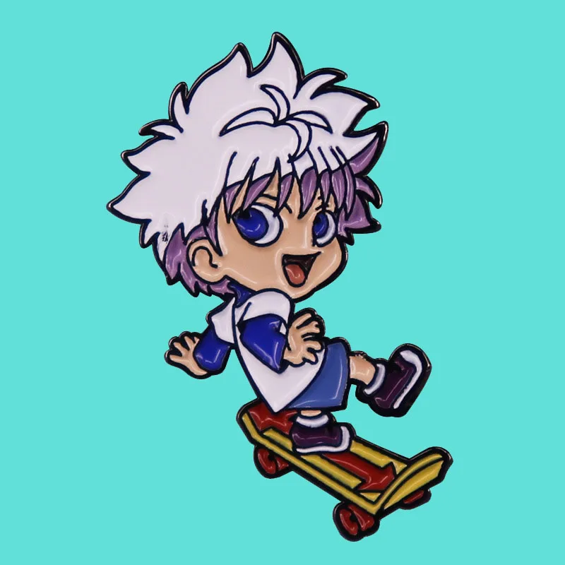 Anime Character Hunter Boy Brooch Cartoon Skateboard Boy Enamel Pin Anime Badge Anime Fan Creative Fashion Accessories
Anime Character Hunter Boy Brooch Cartoon Skateboard Boy Enamel Pin Anime Badge Anime Fan Creative Fashion Accessories