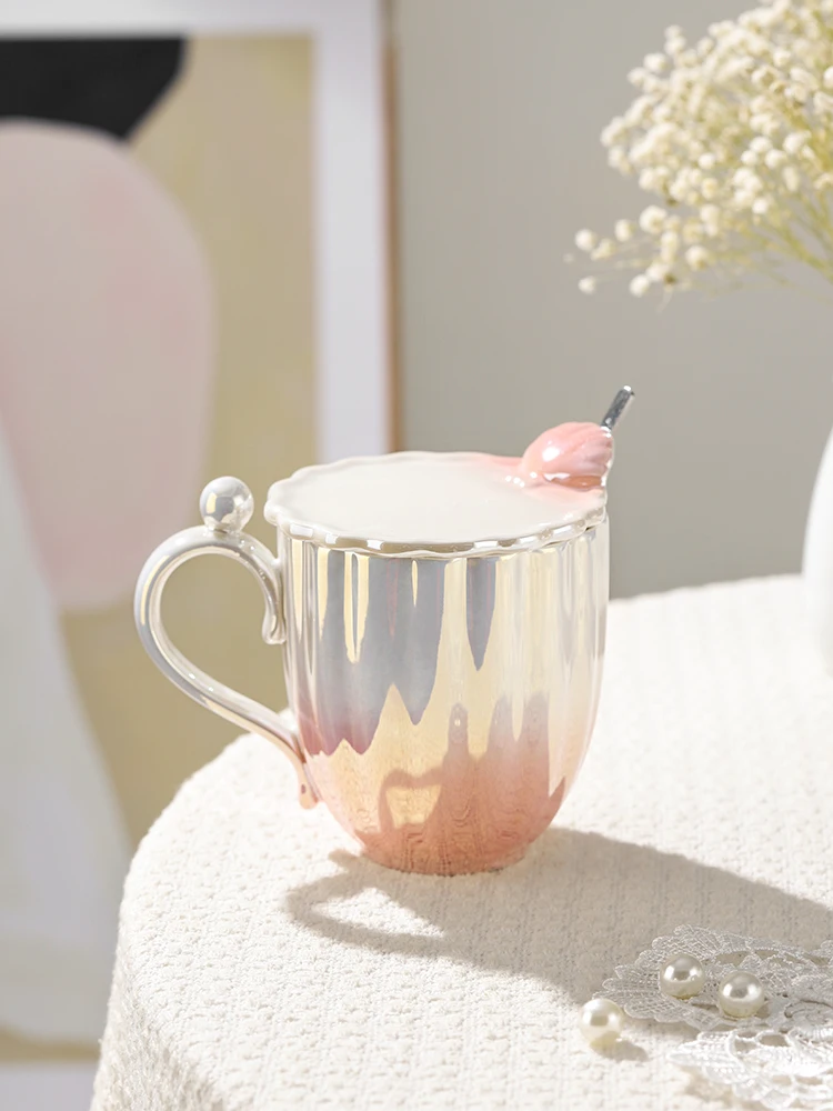 High Value Heat Resistant Ceramic Mug Women Household With Lid With Handle Drinking Cup Office Cute Coffee Milk Cold Drink Cup
High Value Heat Resistant Ceramic Mug Women Household With Lid With Handle Drinking Cup Office Cute Coffee Milk Cold Drink Cup