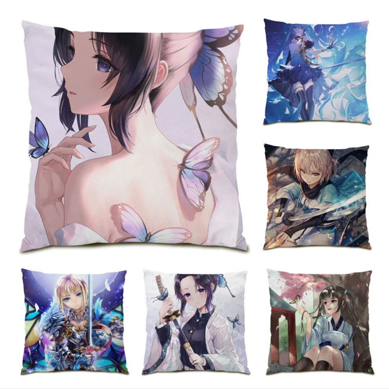 Pillowcase Comfortable Decorative Cushion Cover Anime Polyester Linen Sofas Living Room Soft Velvet Home Decor Beautiful E0682
Pillowcase Comfortable Decorative Cushion Cover Anime Polyester Linen Sofas Living Room Soft Velvet Home Decor Beautiful E0682