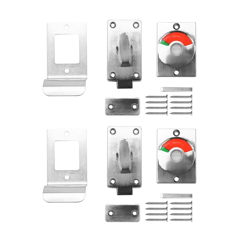 2X Bathroom Toilet Wc Indicator Privacy Dead Bolt Door Lock Latch Vacant Engaged
2X Bathroom Toilet Wc Indicator Privacy Dead Bolt Door Lock Latch Vacant Engaged