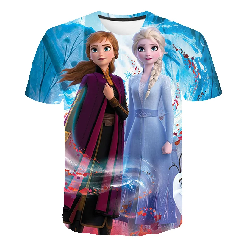 3D Anna Elsa Summer Kids Baby Girls Elsa Frozen T shirt Cosplay Baby Boys Short Sleeves Toddler Infant T-shirt Clothes 4-14Years
3D Anna Elsa Summer Kids Baby Girls Elsa Frozen T shirt Cosplay Baby Boys Short Sleeves Toddler Infant T-shirt Clothes 4-14Years